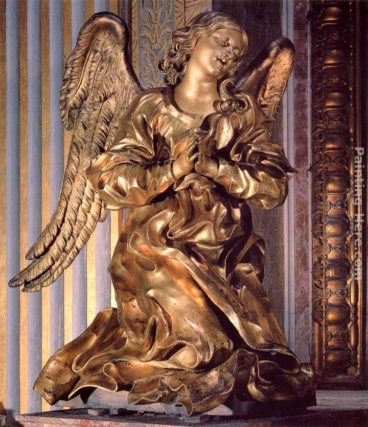Gian Lorenzo Bernini Altar of the Cappella del Sacramento [detail]